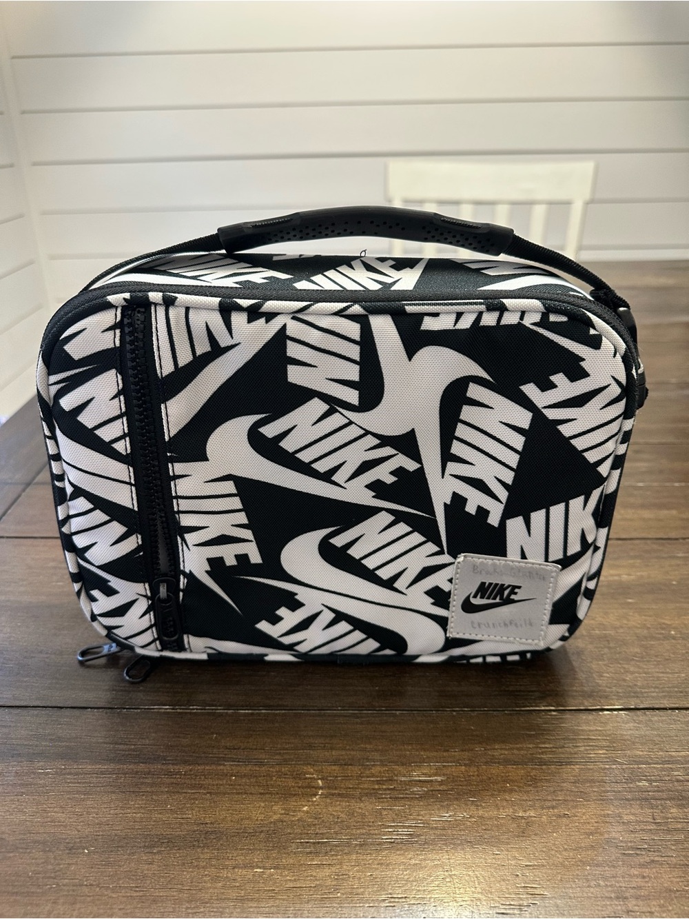 Nike Black & White Logo Lunchbox